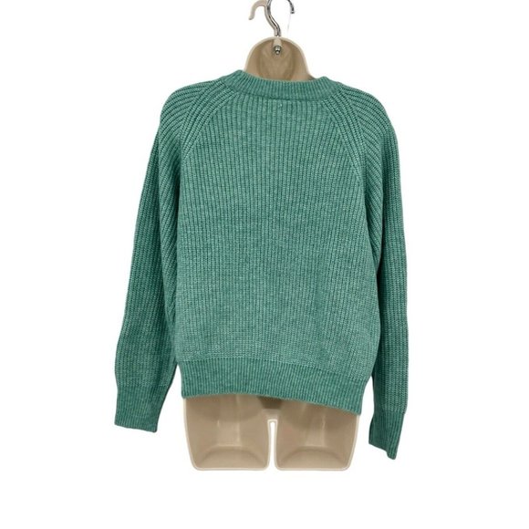 Worthington Petites Crew Neck Sweater Womens Size PL Top Jade Cut Out Detail NEW - Picture 5 of 11